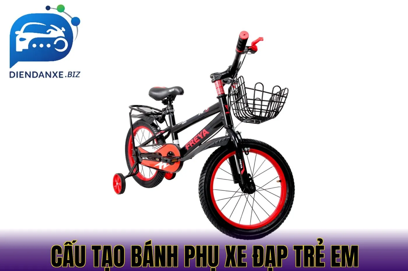 cấu tạo bánh phụ xe đạp trẻ em