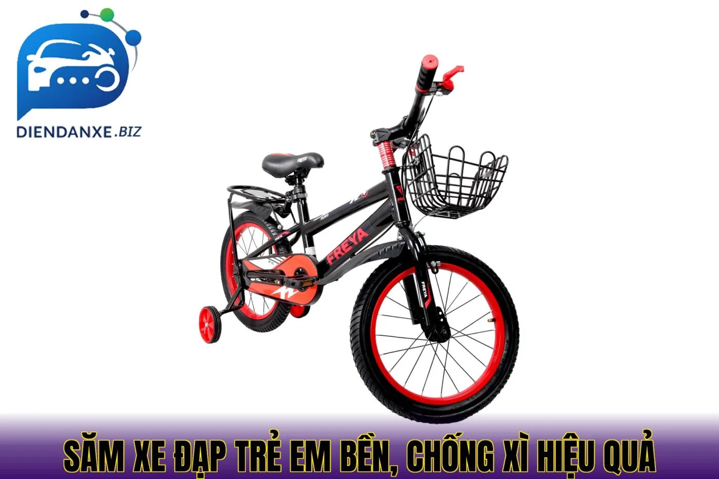 Săm xe đạp trẻ em bền, chống xì hiệu quả