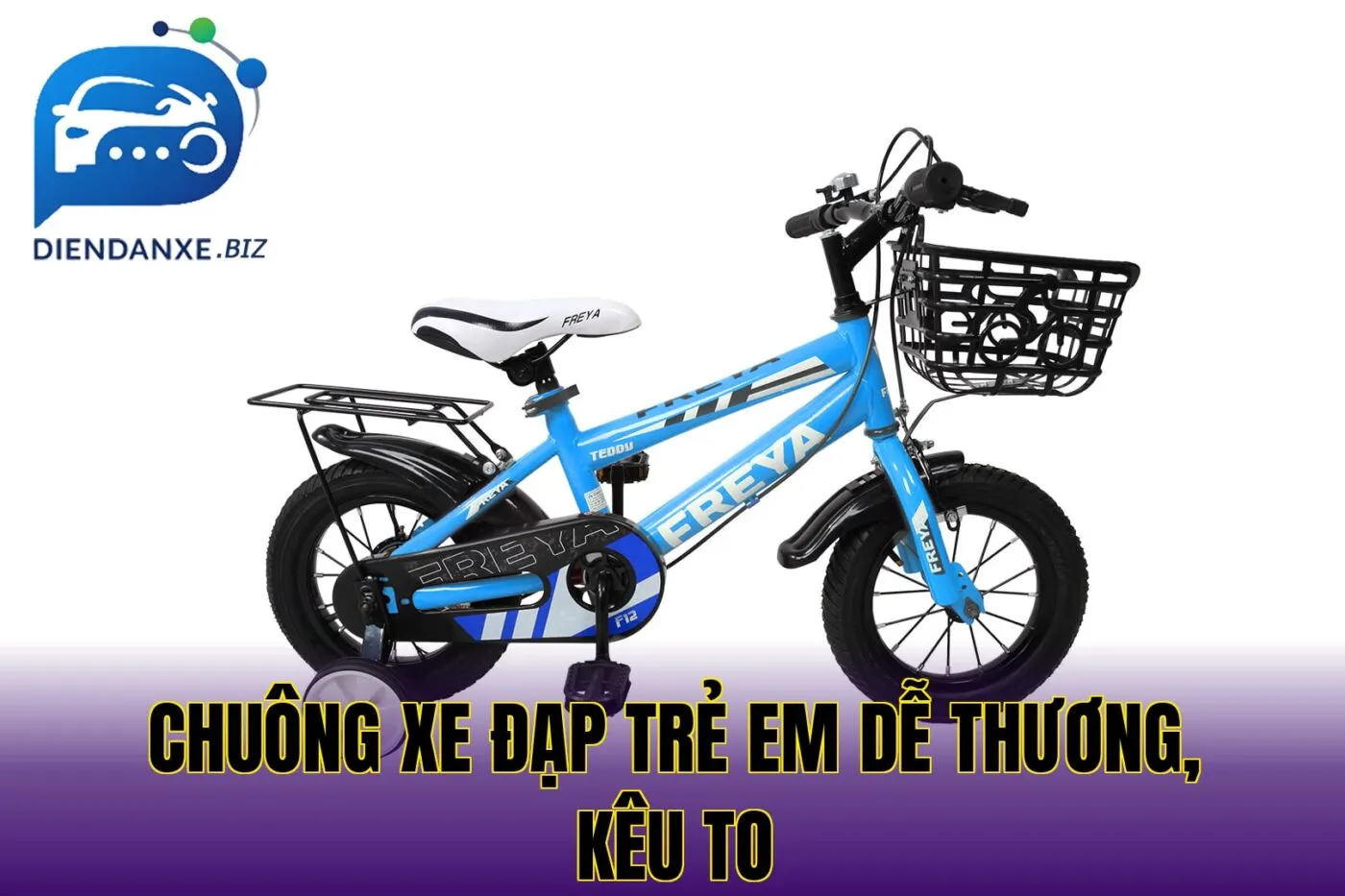Chuông xe đạp trẻ em dễ thương, kêu to