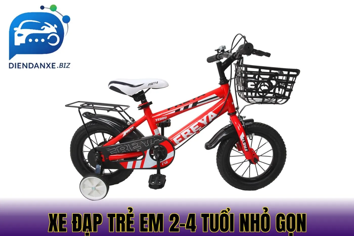 xe đạp trẻ em 2-4 tuổi nhỏ gọn