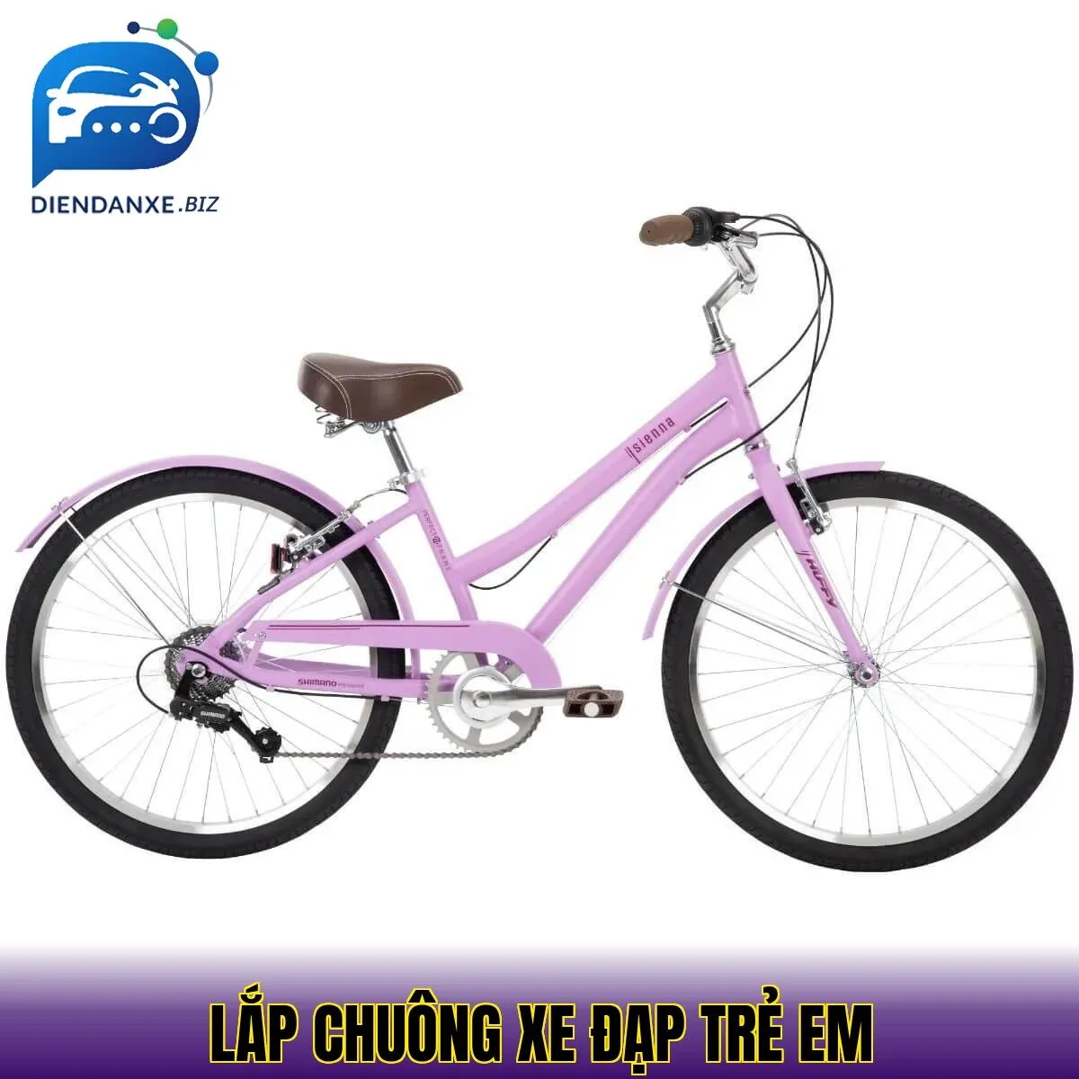 lắp chuông xe đạp trẻ em