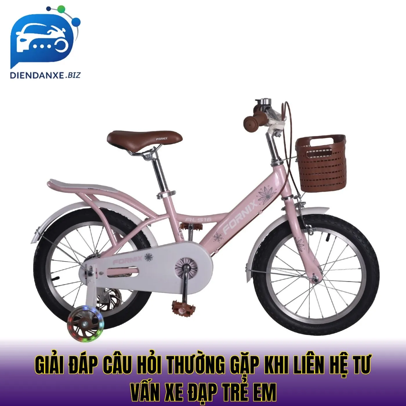 giải đáp câu hỏi thường gặp khi liên hệ tư vấn xe đạp trẻ em
