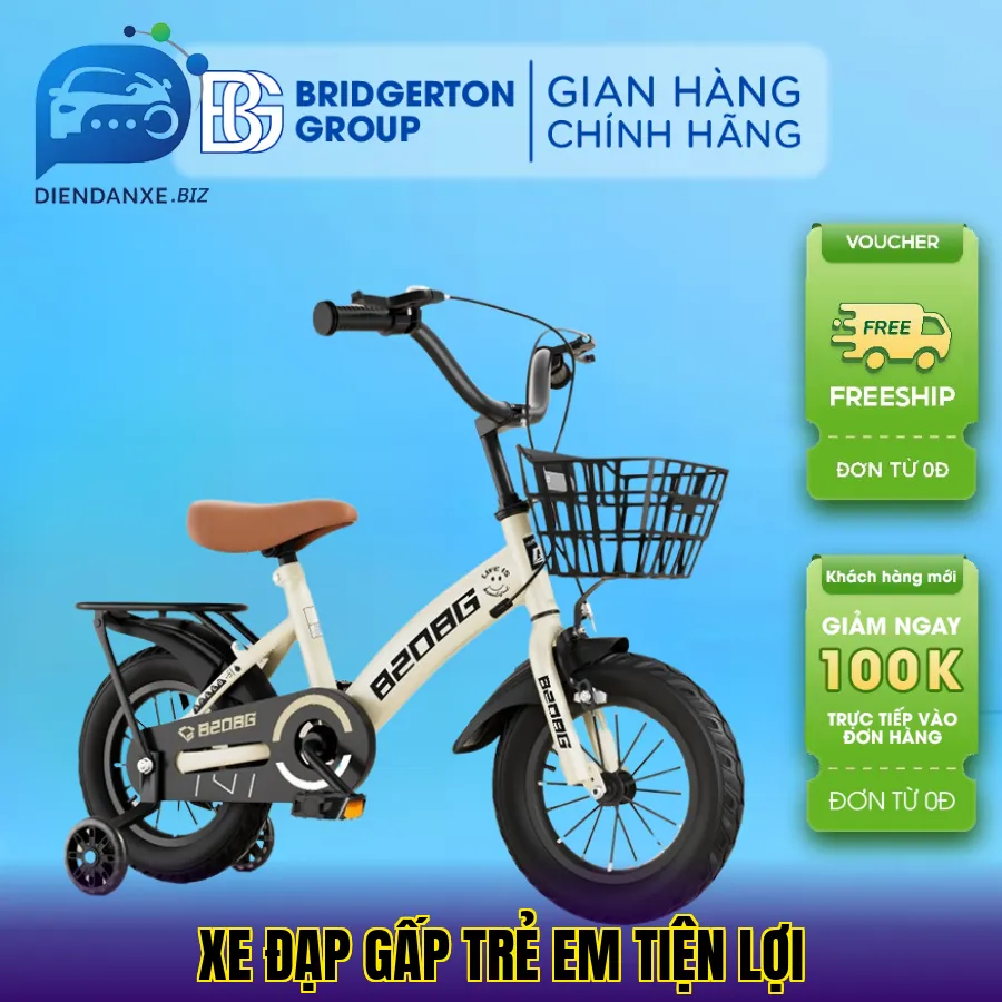 Xe đạp gấp trẻ em tiện lợi