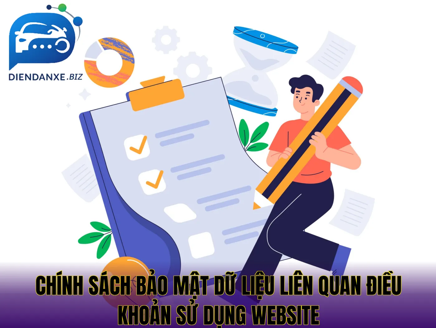 chính sách bảo mật dữ liệu liên quan điều khoản sử dụng website
