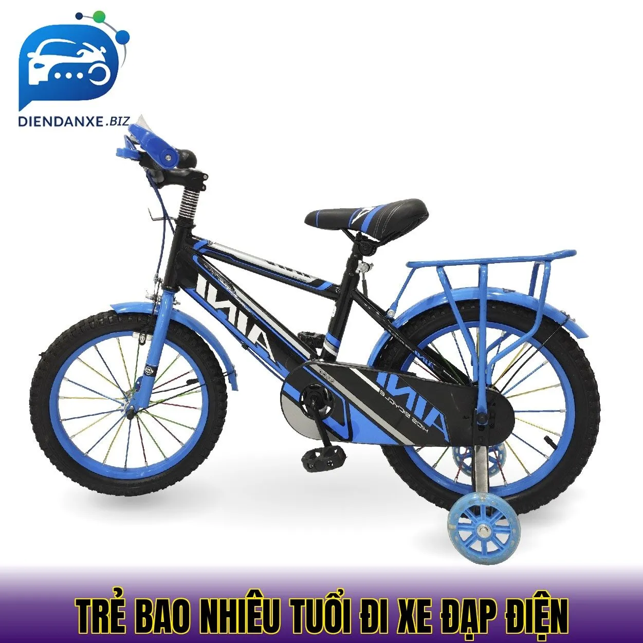 Trẻ bao nhiêu tuổi đi xe đạp điện