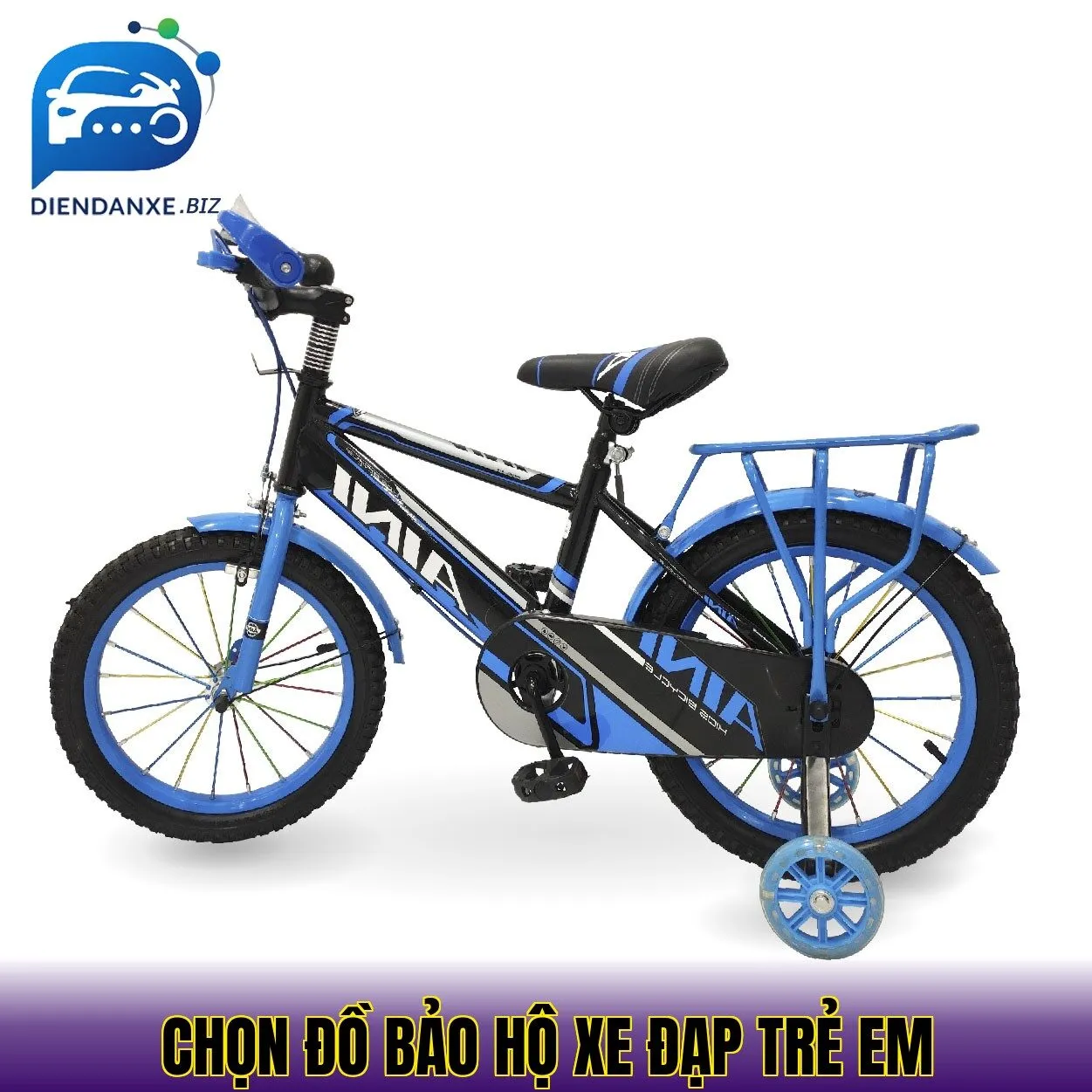 chọn đồ bảo hộ xe đạp trẻ em