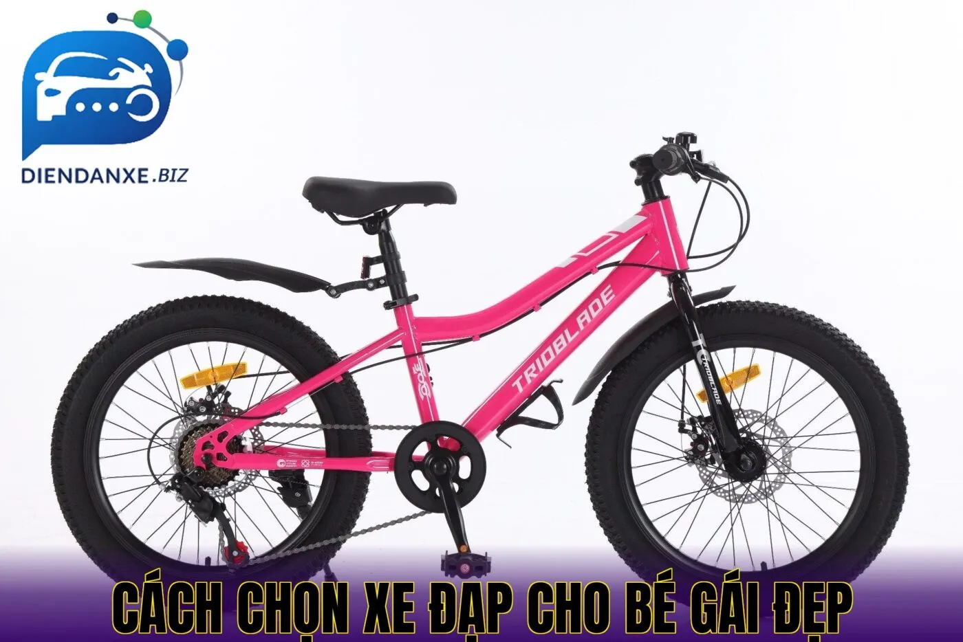 Cách chọn xe đạp cho bé gái đẹp