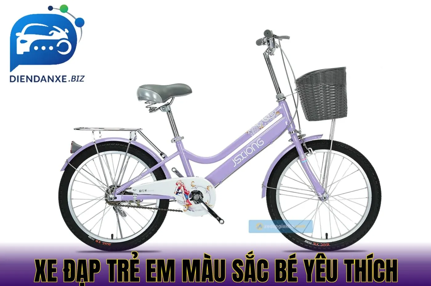 xe đạp trẻ em màu sắc bé yêu thích