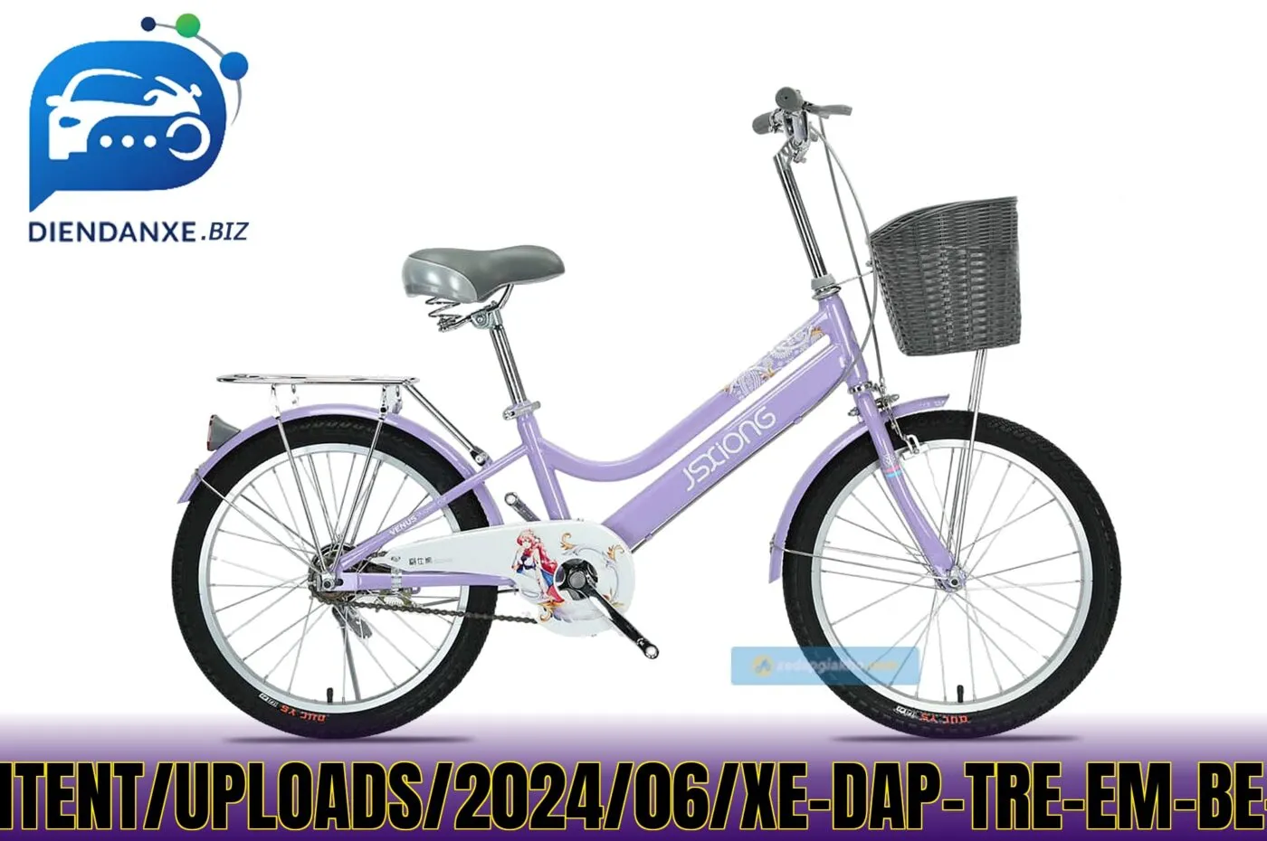 Yên](https://xedapgiakho.com/wp-content/uploads/2024/06/Xe-Dap-Tre-Em-Be-Gai-JSXIONG-Mini-18-inch-mau-tim.jpg