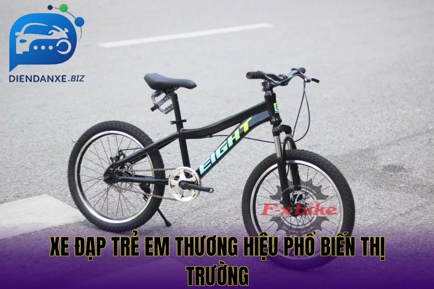 xe đạp trẻ em thương hiệu phổ biến thị trường