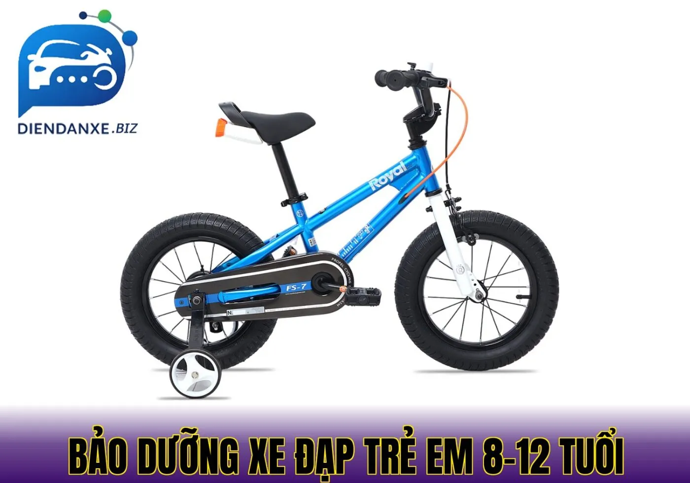 bảo dưỡng xe đạp trẻ em 8-12 tuổi