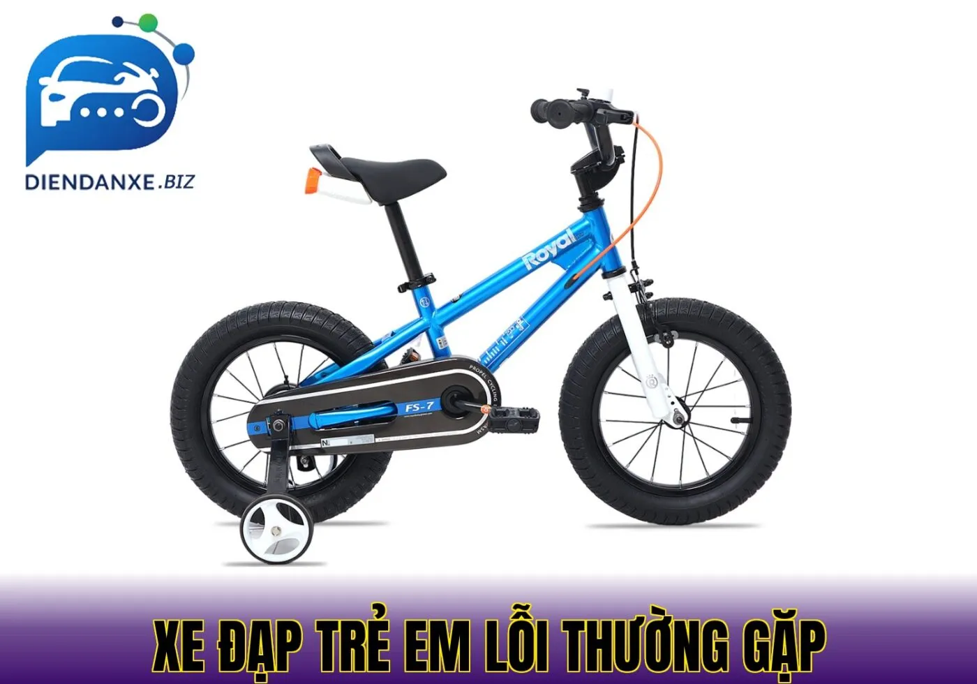 xe đạp trẻ em lỗi thường gặp