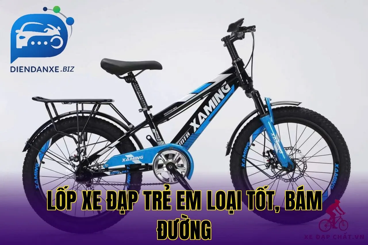 Lốp xe đạp trẻ em loại tốt, bám đường