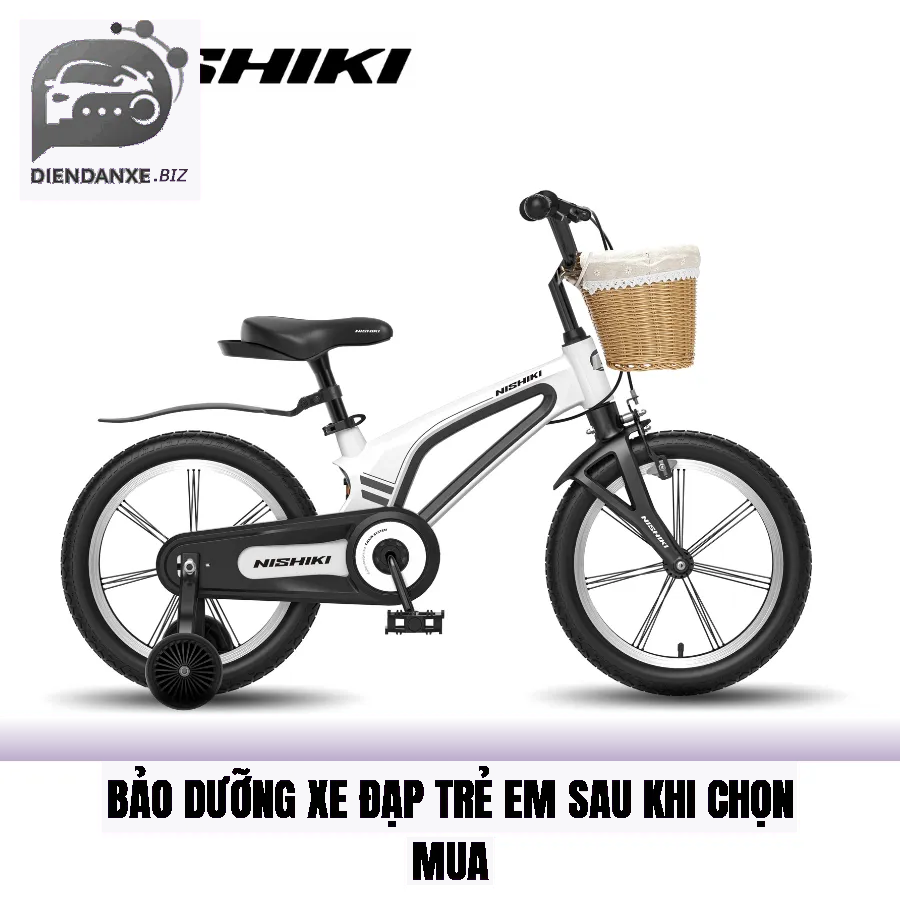 bảo dưỡng xe đạp trẻ em sau khi chọn mua