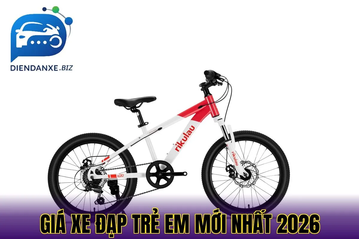 Giá xe đạp trẻ em mới nhất 2026