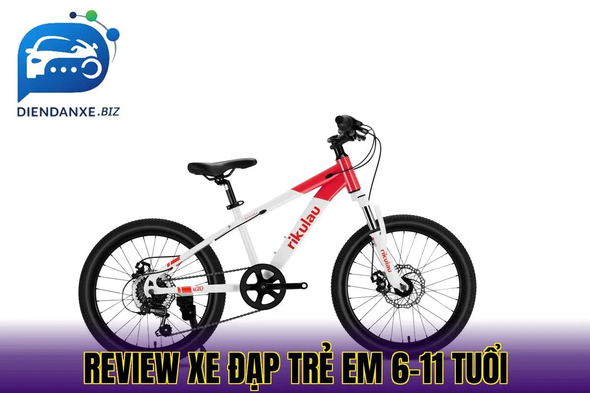 Review xe đạp trẻ em 6-11 tuổi