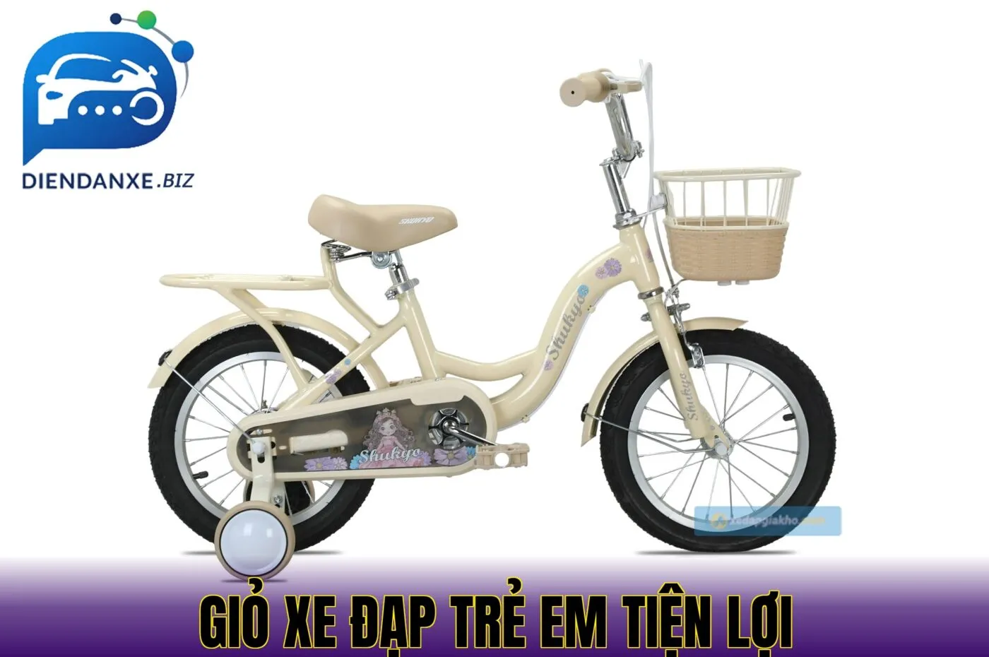 giỏ xe đạp trẻ em tiện lợi