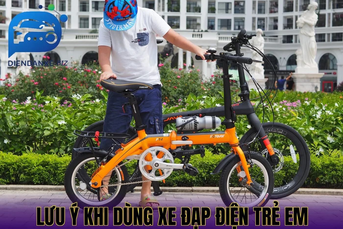 lưu ý khi dùng xe đạp điện trẻ em