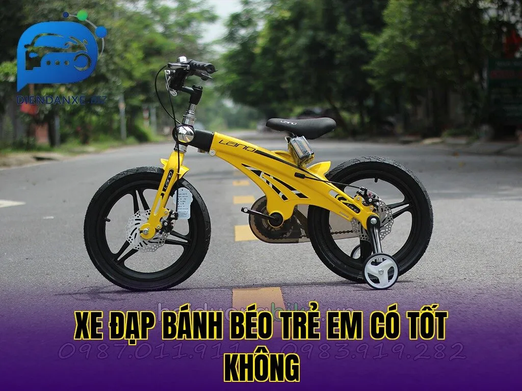 Xe đạp bánh béo trẻ em có tốt không