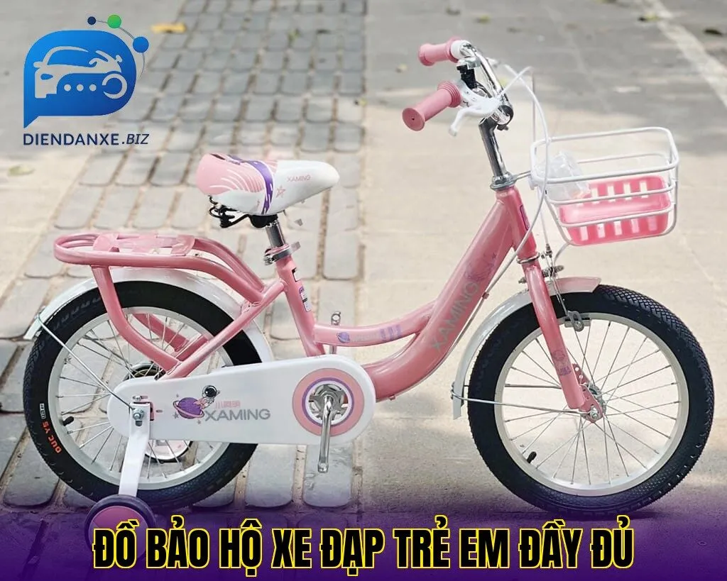 đồ bảo hộ xe đạp trẻ em đầy đủ