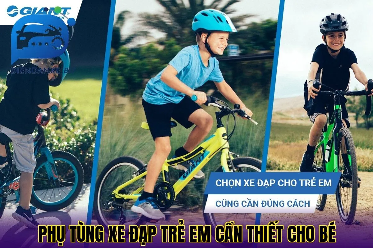 Phụ tùng xe đạp trẻ em cần thiết cho bé