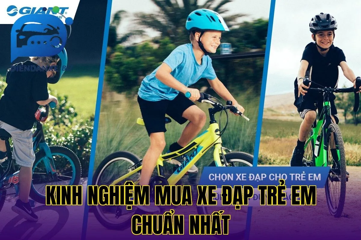 Kinh nghiệm mua xe đạp trẻ em chuẩn nhất