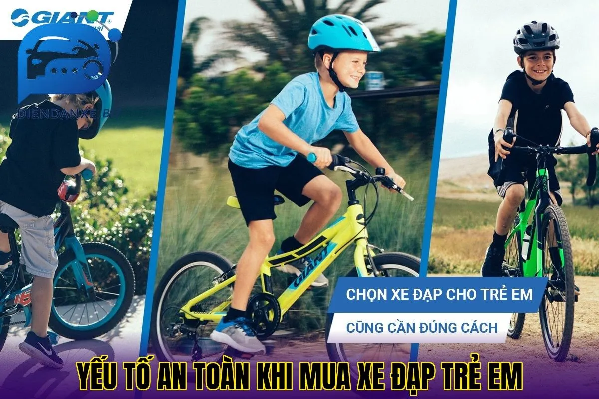 yếu tố an toàn khi mua xe đạp trẻ em