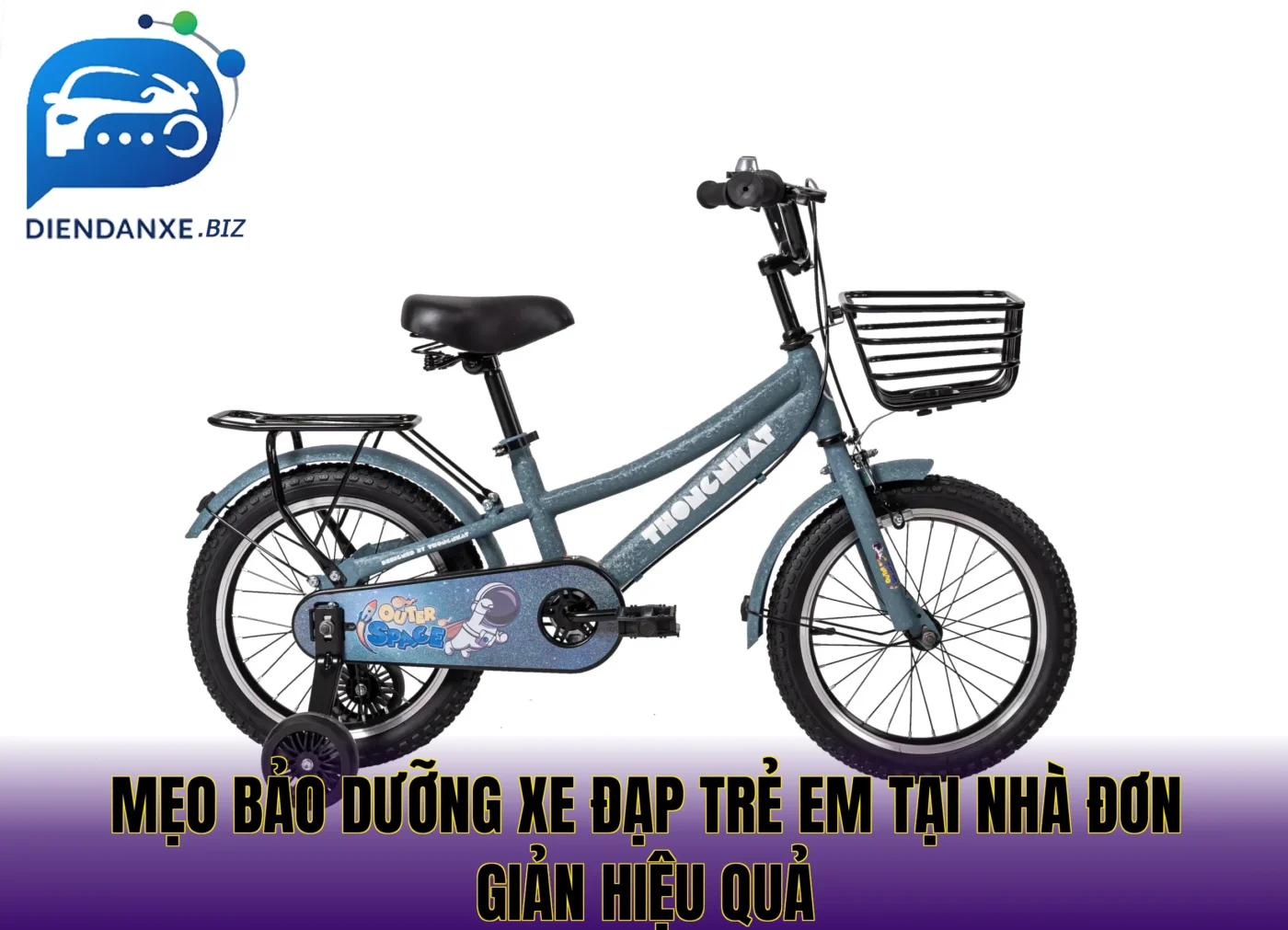 mẹo bảo dưỡng xe đạp trẻ em tại nhà đơn giản hiệu quả