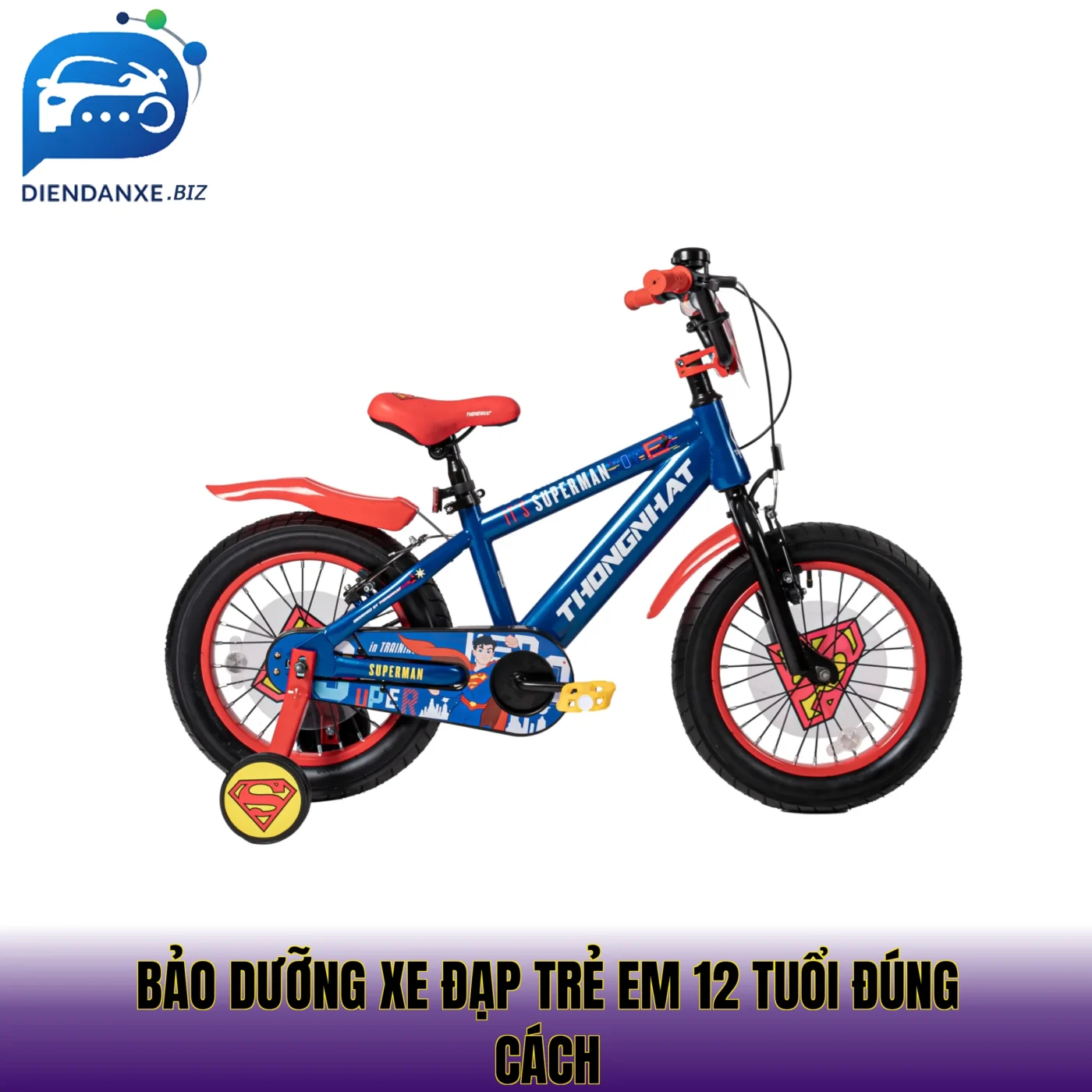 bảo dưỡng xe đạp trẻ em 12 tuổi đúng cách