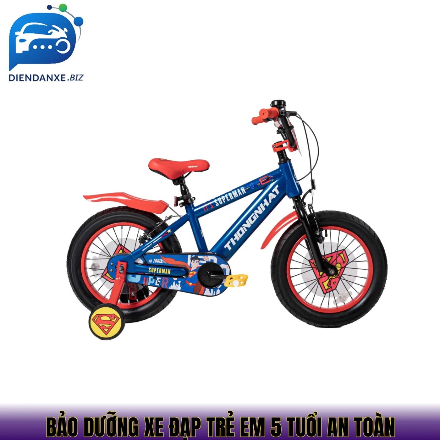 bảo dưỡng xe đạp trẻ em 5 tuổi an toàn
