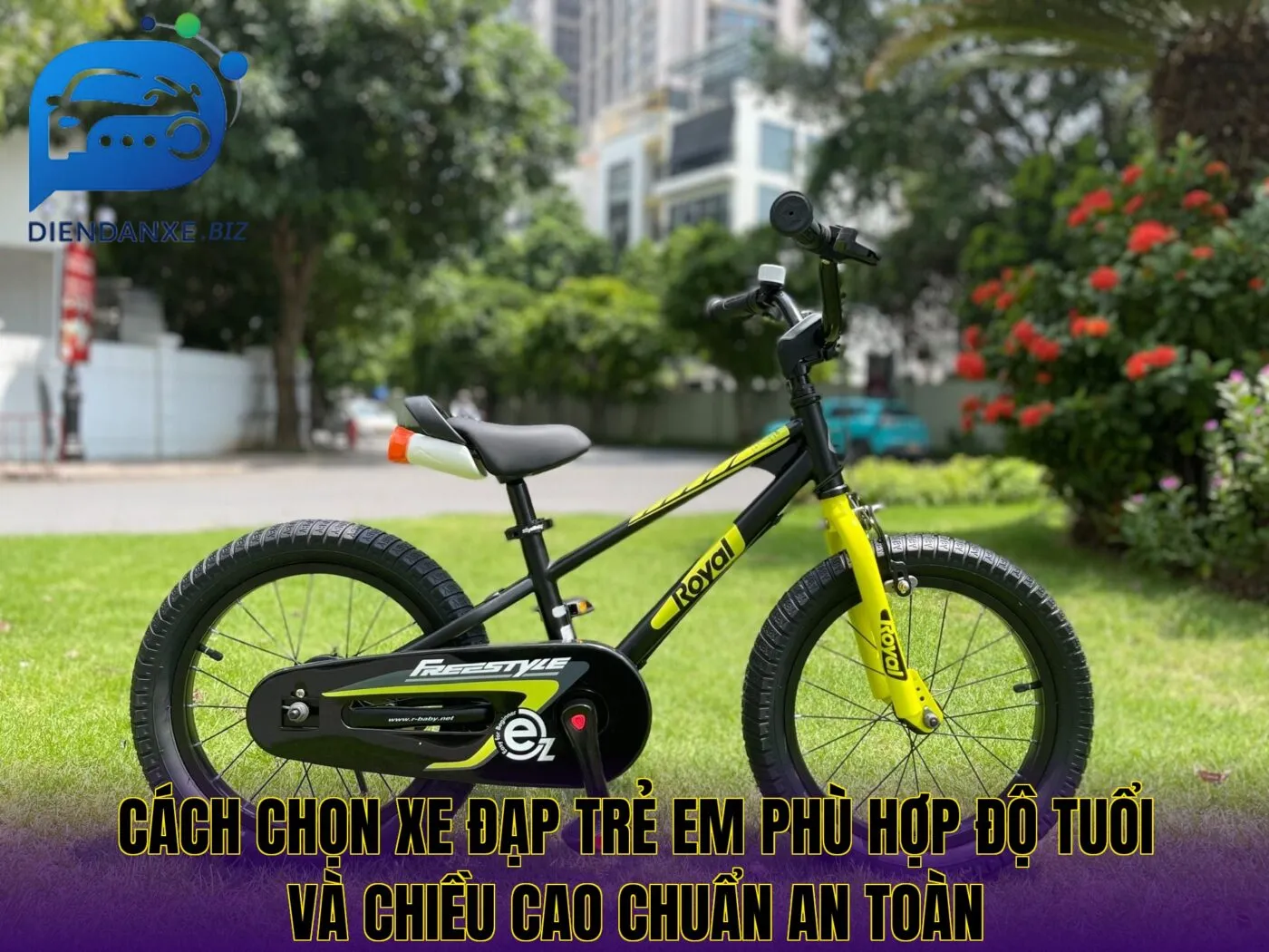cách chọn xe đạp trẻ em phù hợp độ tuổi và chiều cao chuẩn an toàn