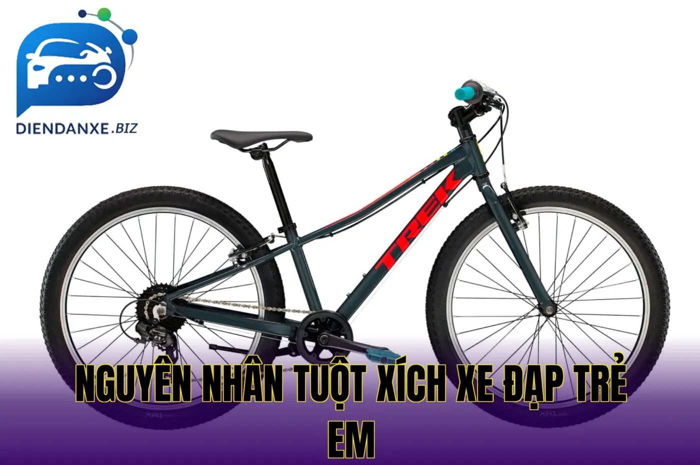 nguyên nhân tuột xích xe đạp trẻ em