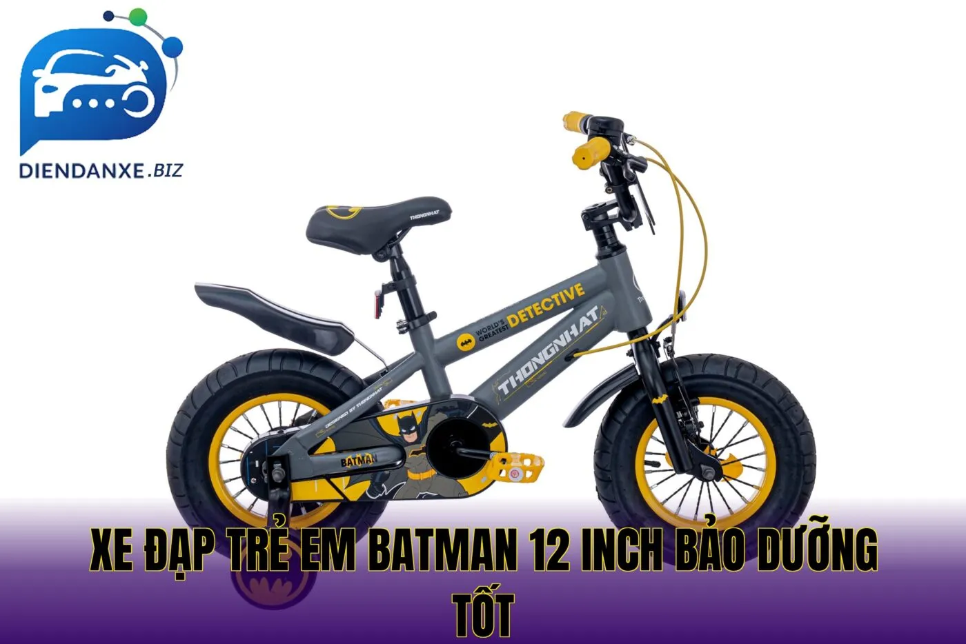 xe đạp trẻ em batman 12 inch bảo dưỡng tốt