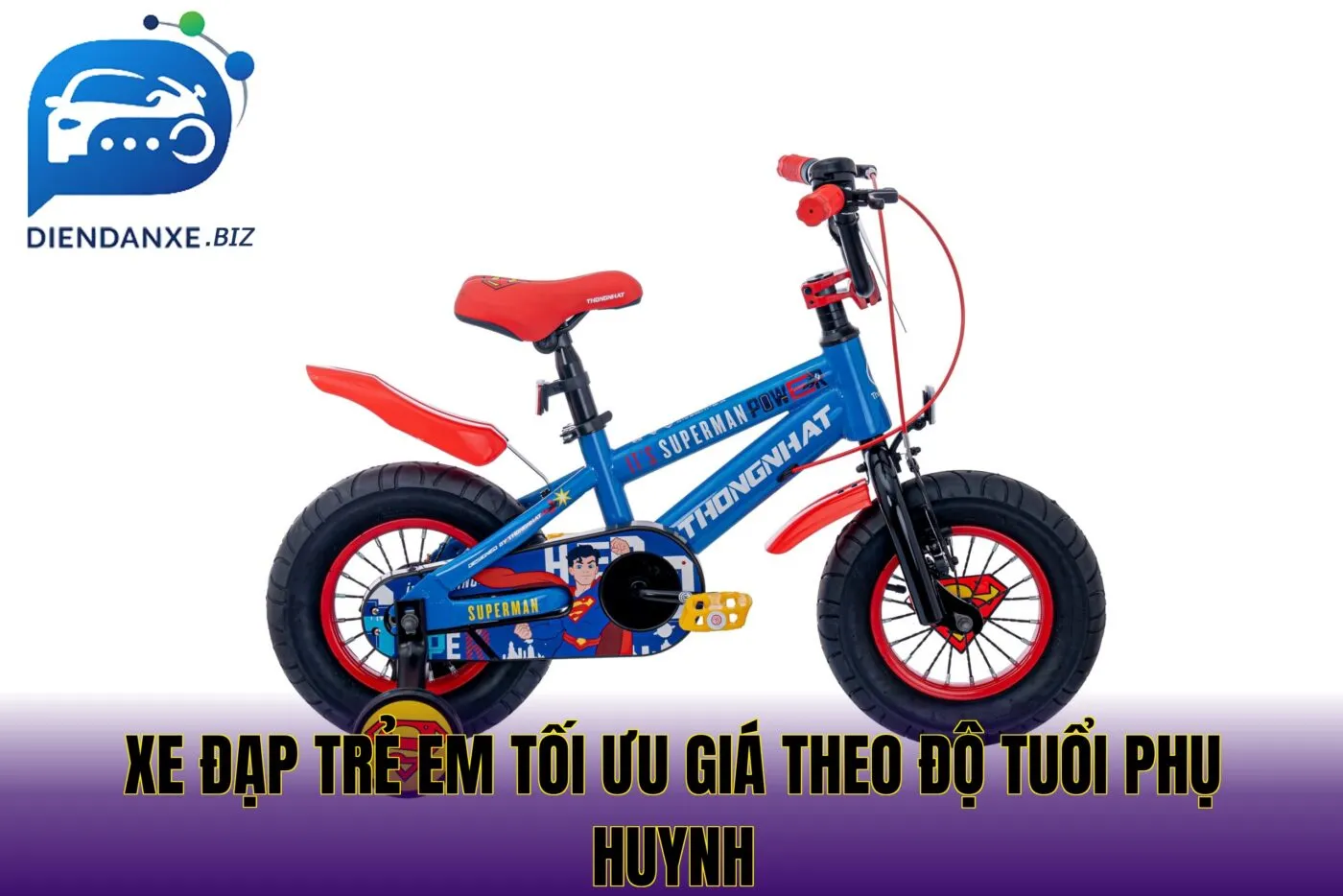 xe đạp trẻ em tối ưu giá theo độ tuổi phụ huynh