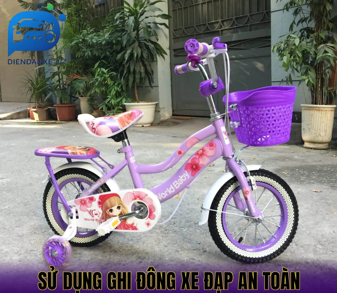 sử dụng ghi đông xe đạp an toàn