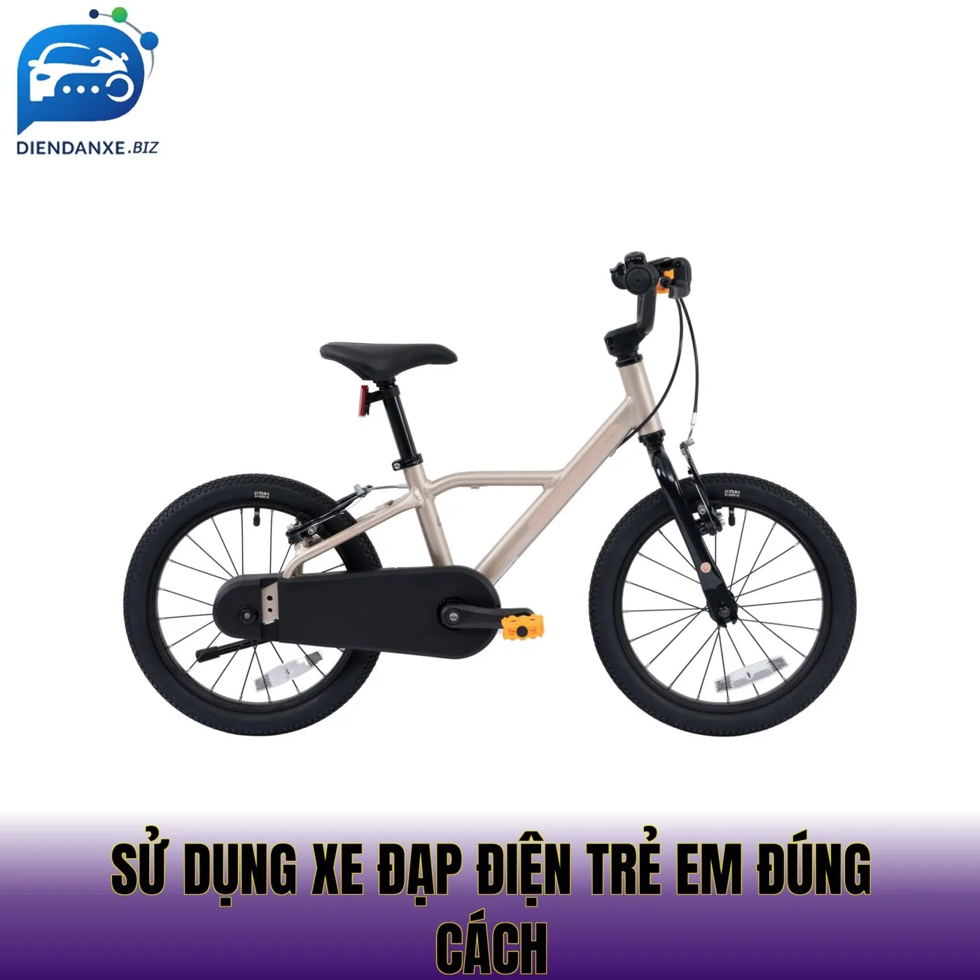 sử dụng xe đạp điện trẻ em đúng cách