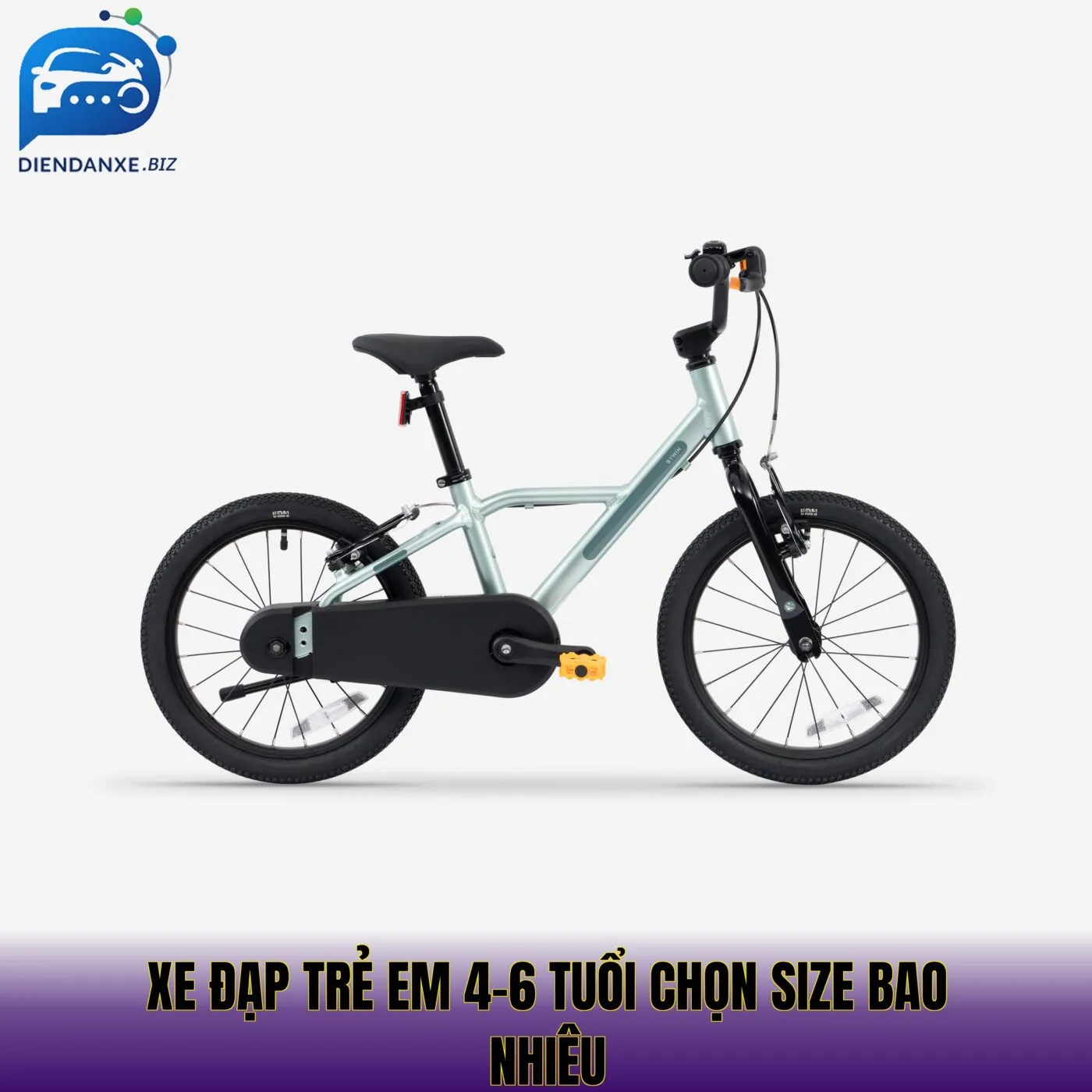 Xe đạp trẻ em 4-6 tuổi chọn size bao nhiêu