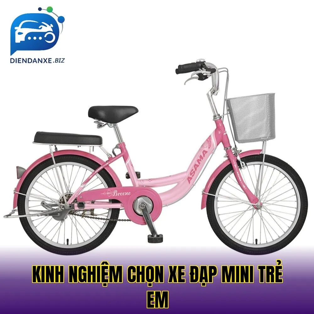 kinh nghiệm chọn xe đạp mini trẻ em