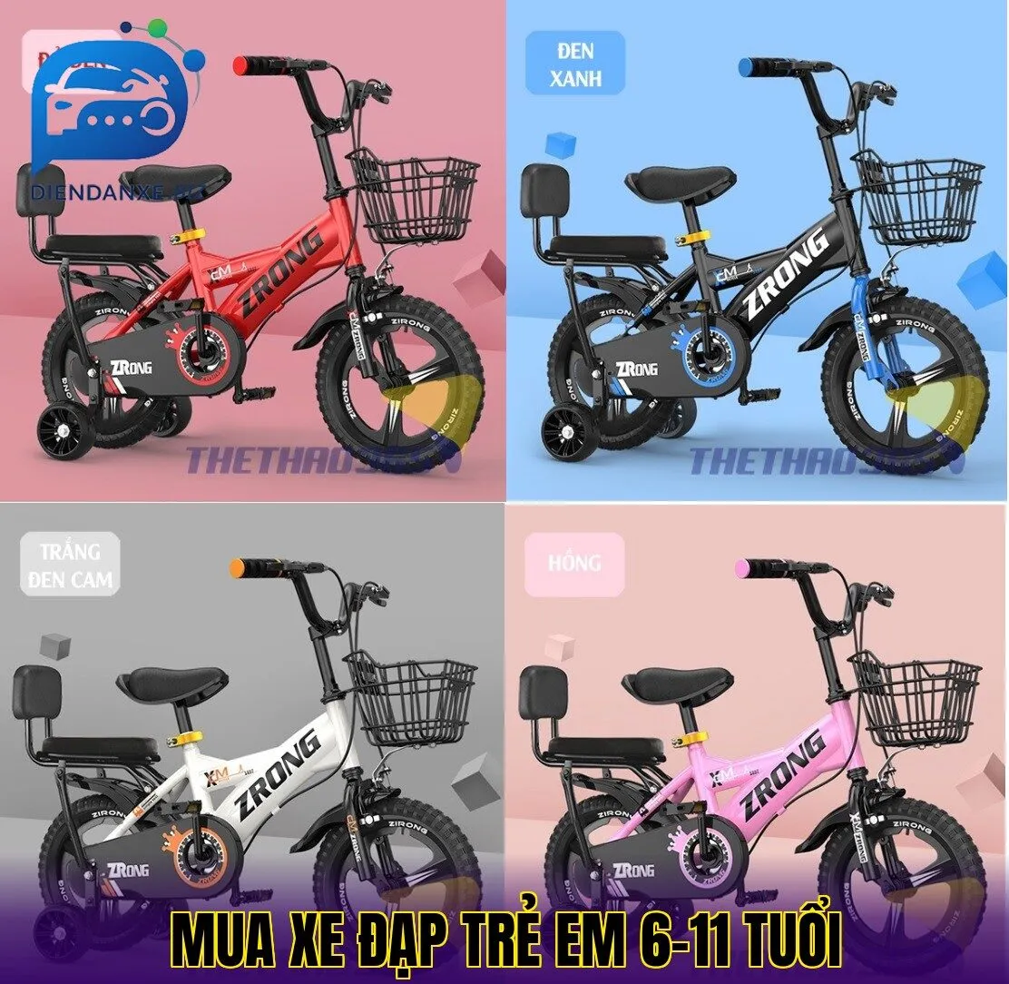 mua xe đạp trẻ em 6-11 tuổi