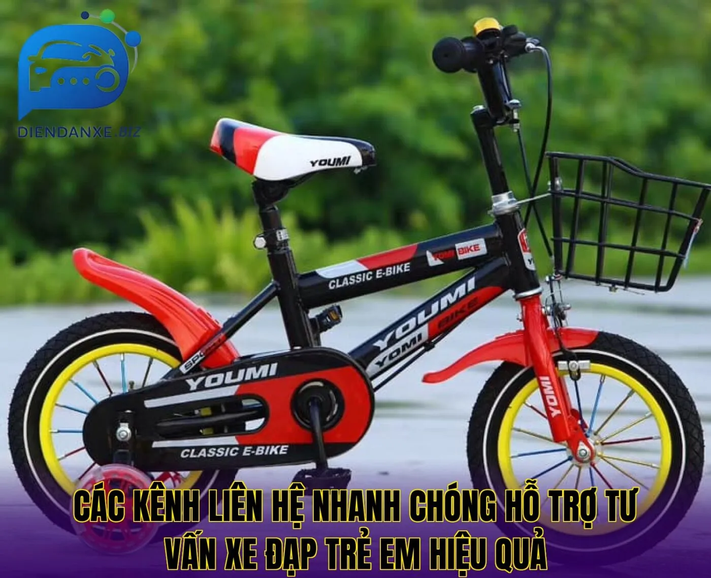 các kênh liên hệ nhanh chóng hỗ trợ tư vấn xe đạp trẻ em hiệu quả