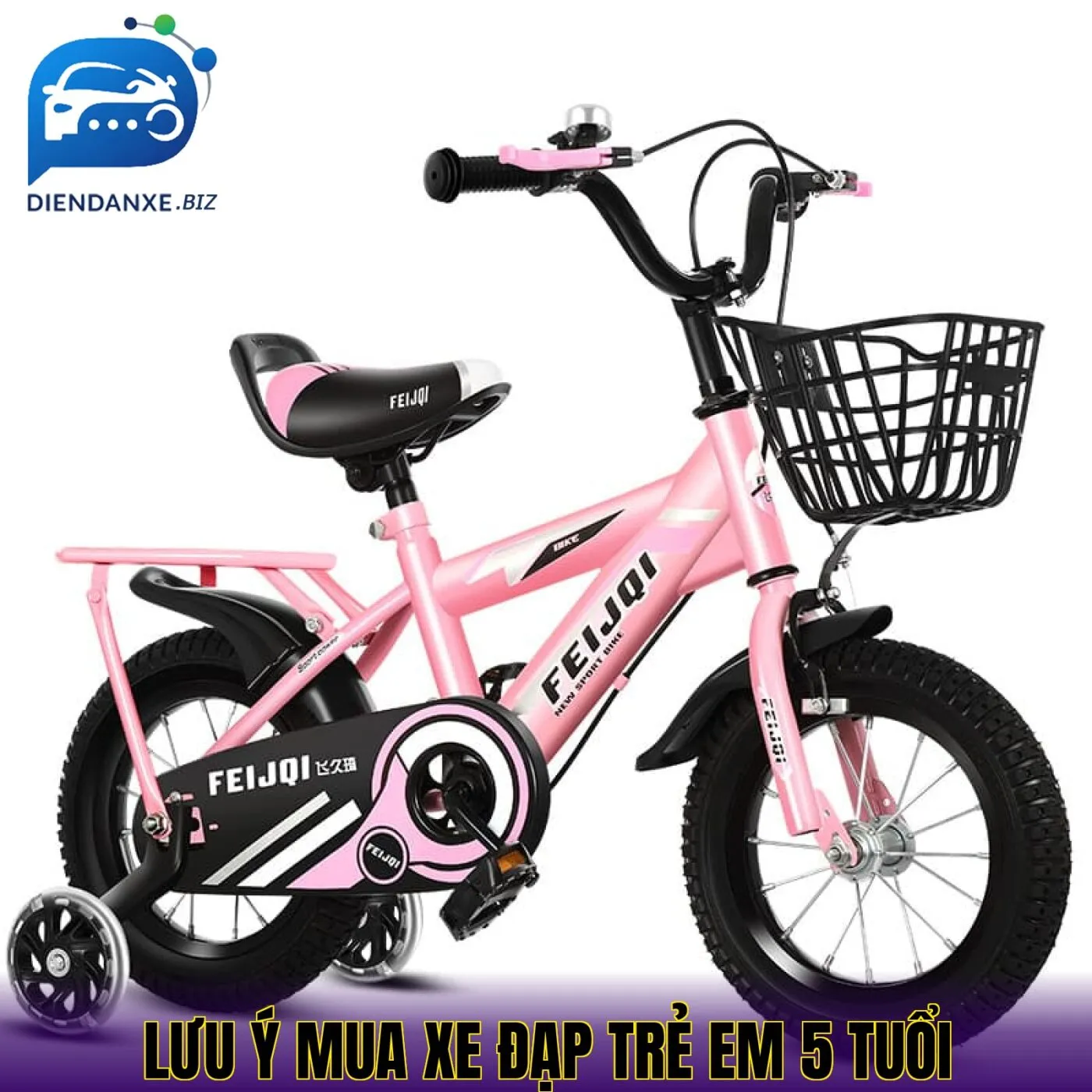 lưu ý mua xe đạp trẻ em 5 tuổi