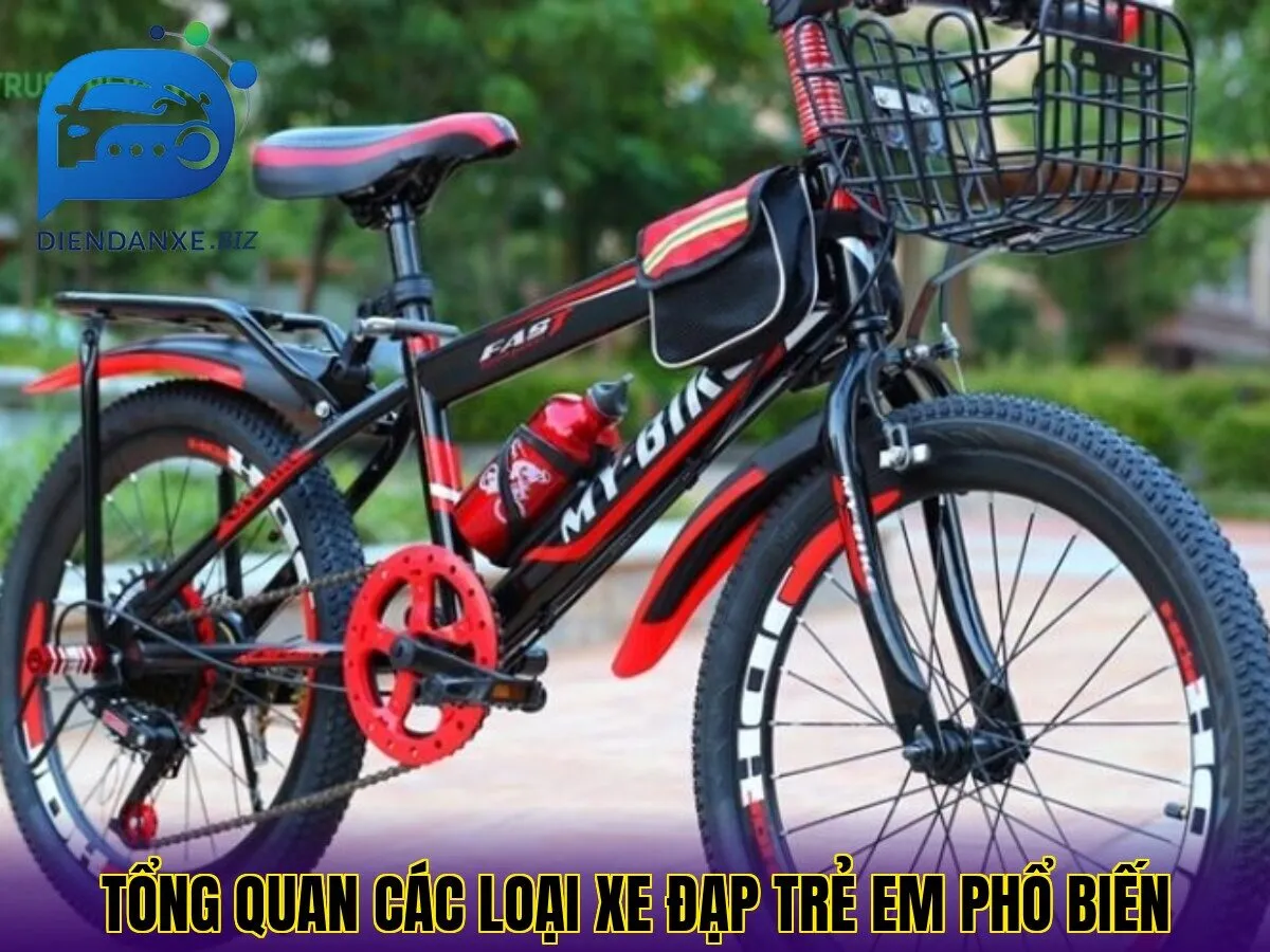tổng quan các loại xe đạp trẻ em phổ biến