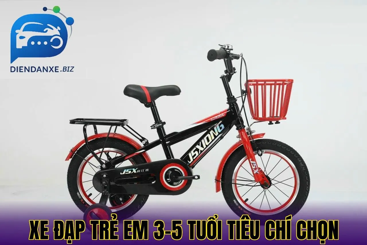 xe đạp trẻ em 3-5 tuổi tiêu chí chọn