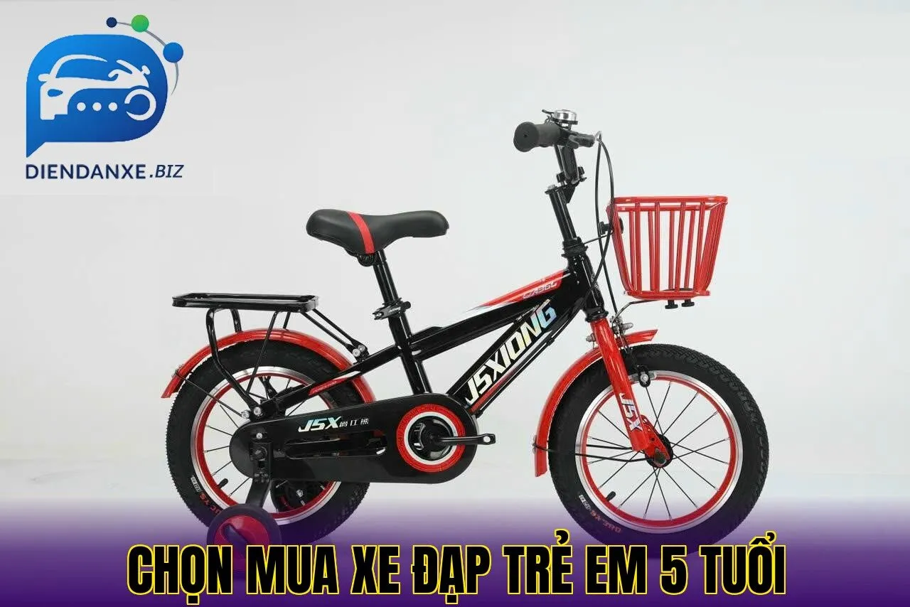 chọn mua xe đạp trẻ em 5 tuổi