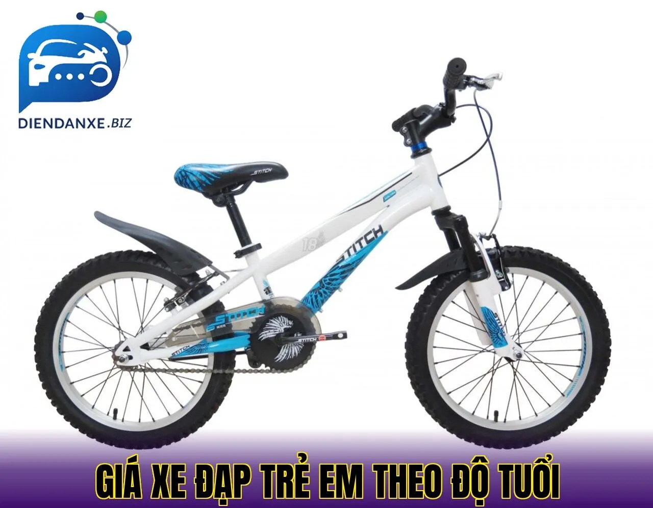 Giá xe đạp trẻ em theo độ tuổi