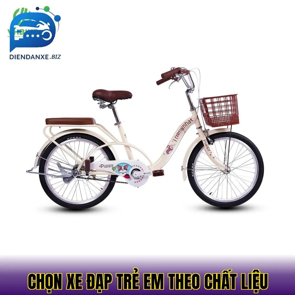 chọn xe đạp trẻ em theo chất liệu
