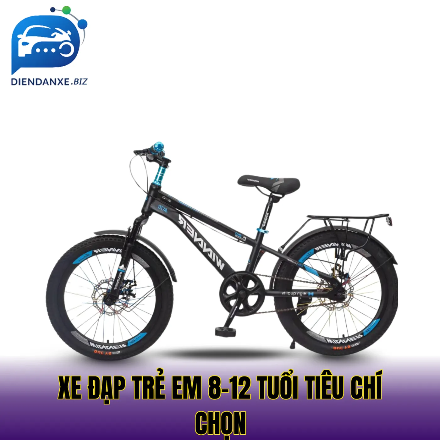 xe đạp trẻ em 8-12 tuổi tiêu chí chọn