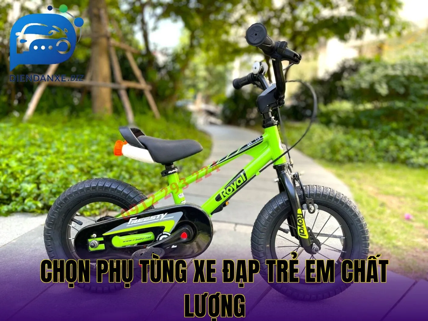chọn phụ tùng xe đạp trẻ em chất lượng