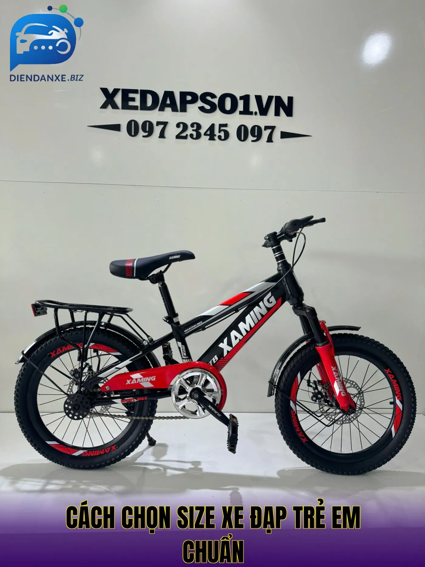 Cách chọn size xe đạp trẻ em chuẩn