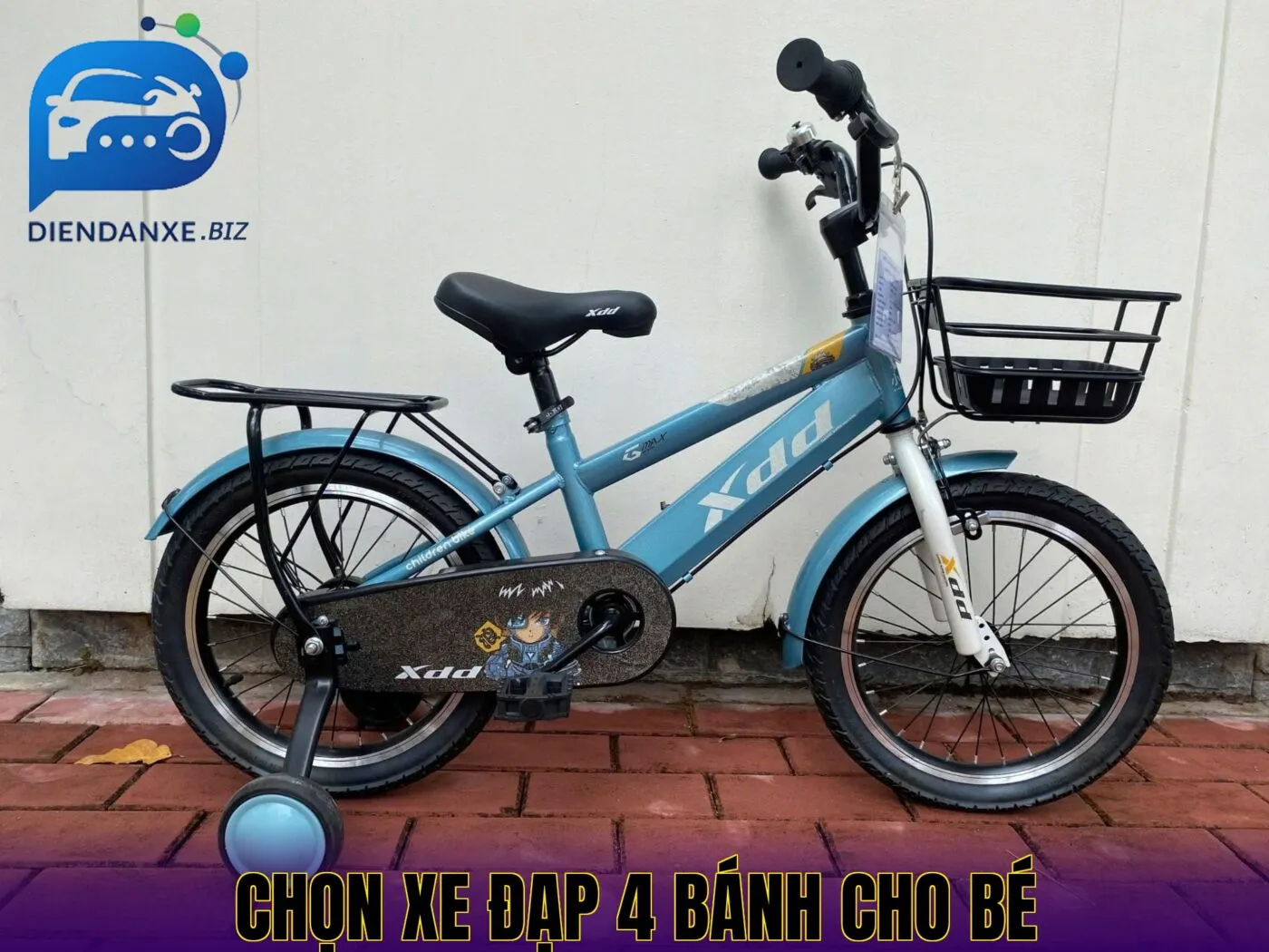 chọn xe đạp 4 bánh cho bé
